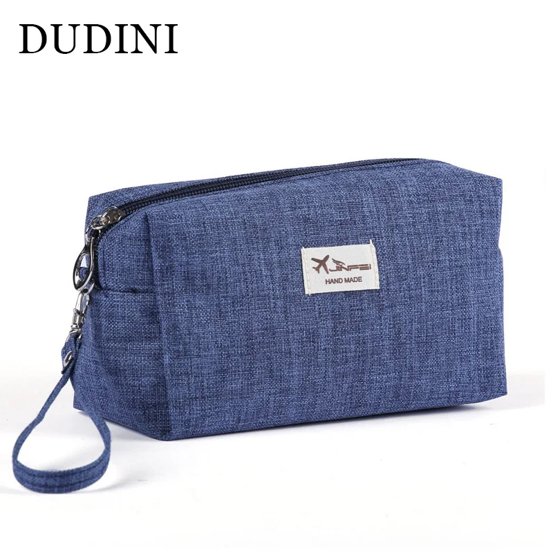 Dudini корейский стиль несессер Сумки нейлон путешествий косметичка Малый