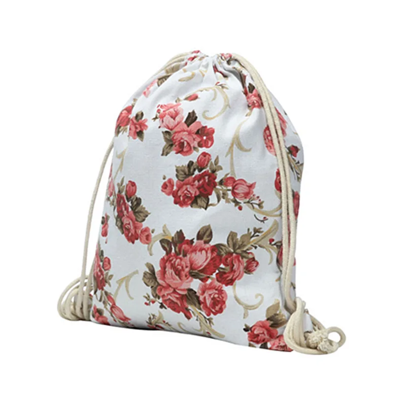 Women Flower Printing Swimming Shoes Bags New Sports And Travel Backpack Hot Storage Book School Pack Beach Bag | Спорт и