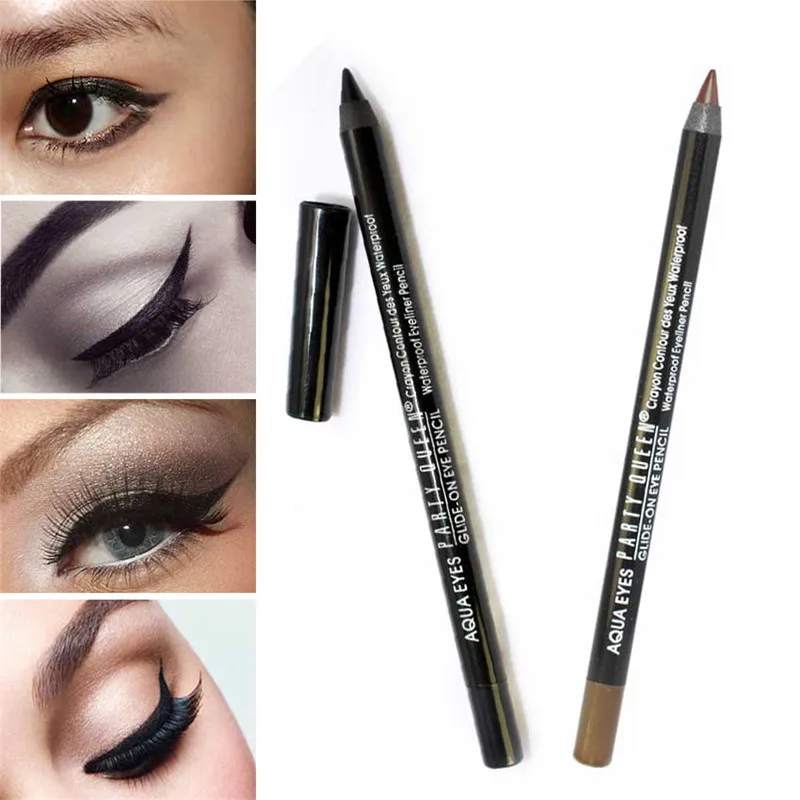 Фирменная подводка для макияжа 1 шт. глаз черного/коричневого цвета гелевая ручка