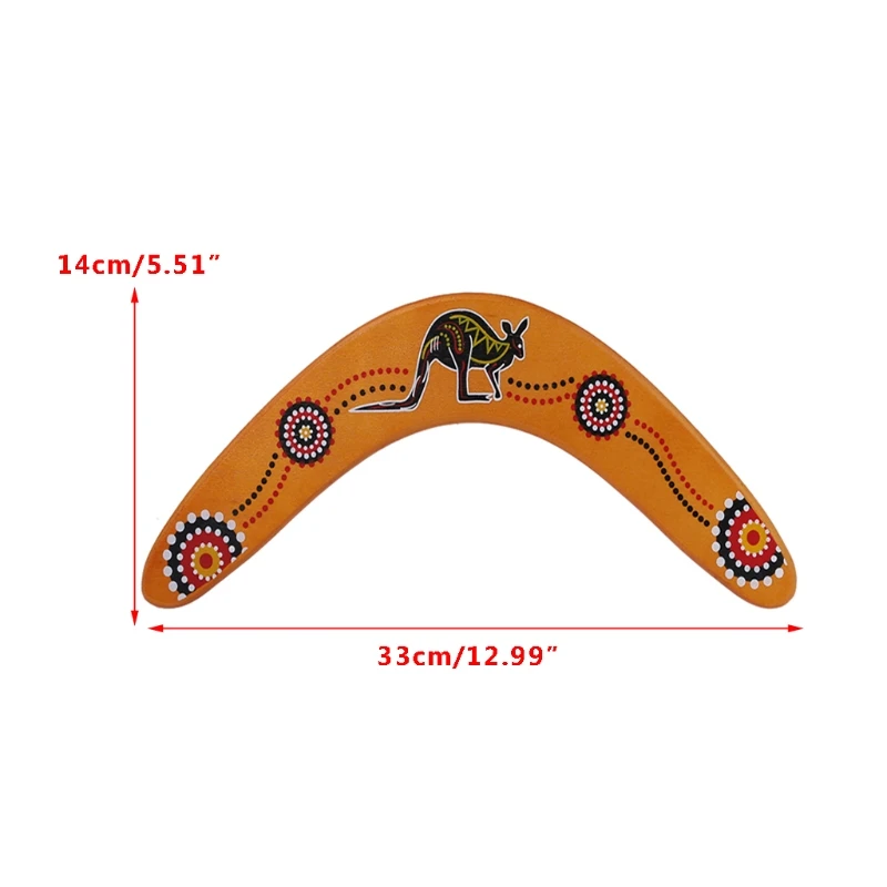 

New Kangaroo Throwback V Shaped Boomerang Flying Disc Throw Catch Outdoor Game For Children