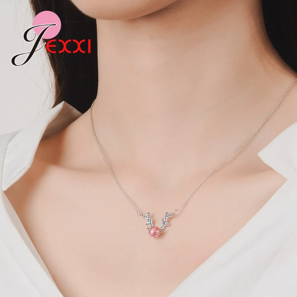 Новый дизайн Bujioux Collier Femme Свадебная вечеринка женское клубничное хрустальное