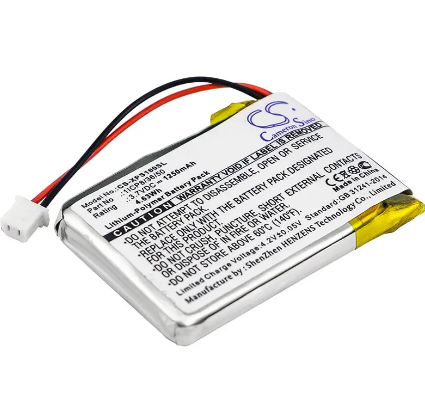 Аккумулятор Cameron Sino 1250 мА · ч, для двух устройств X GPS 160 X GPS 160 SkyPro GPS-приемника 1ICP8/36/50