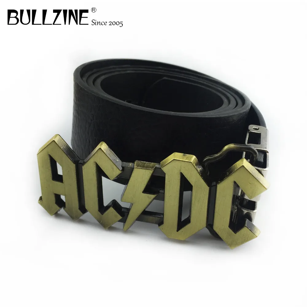 Музыкальный ковбойский ремень для джинсов Bullzine с пряжкой античный латунный из