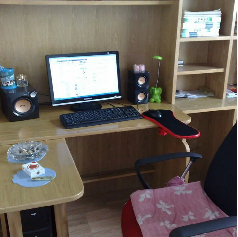 Double Attachment Computer Arm Rest Support Rest&ampplay prevent cervical spondylosis plate Mouse Pad For Chair/desk Free Shipping |
