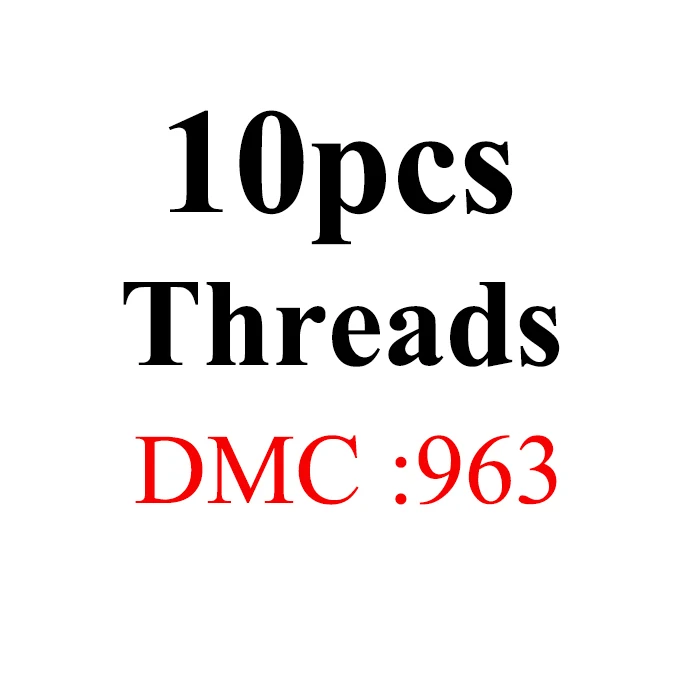 1.2m10pcs-DMC963 Золотое панно, DMC962-3022 Multcolor 10 шт/партия 1,2 м длина нить крестиком Хлопок Шитье, моток пряжи вышивка нить наборы - Цвет: 1.2m10pcs-DMC963