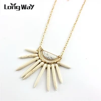 longway fashion necklaces elegant handmade pendant necklace for women gold color necklaces design party jewelry sne160191