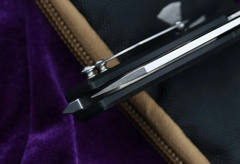 LEMIFSHE JK3287 G10 Флиппер D2 стальное лезвие + стальная ручка для отдыха на открытом