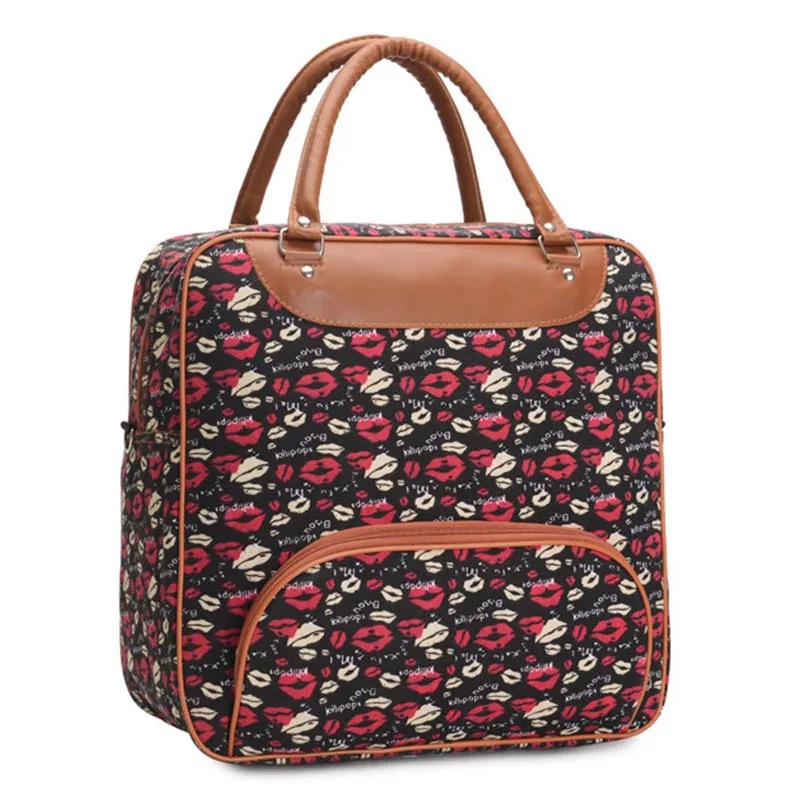 B Travel bag Дамы дорожная сумка большая емкость для багажа водонепроницаемый холст многофункциональная сумка выходного дня - Цвет: B Travel bag