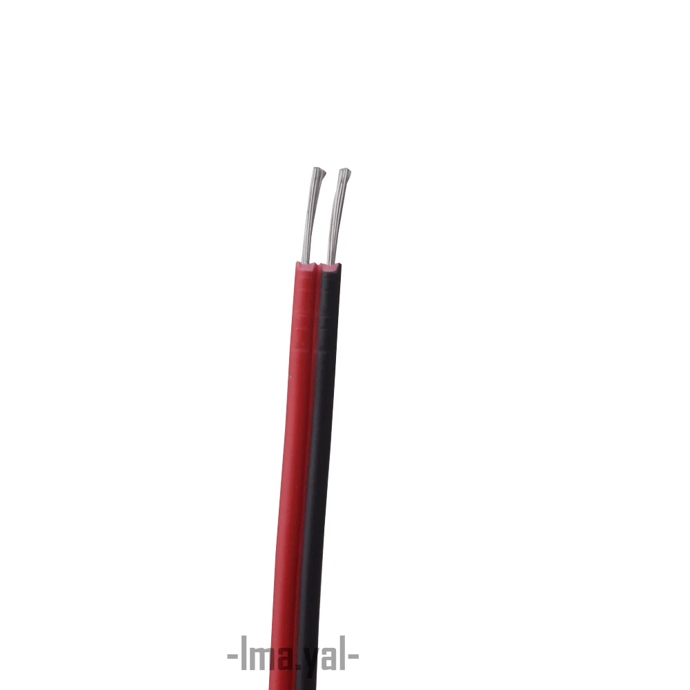 Электрический провод луженая медь 2 Pin AWG 22 изолированный ПВХ удлинитель для светодиодов ленточный кабель красный черный провод электрический удлинитель