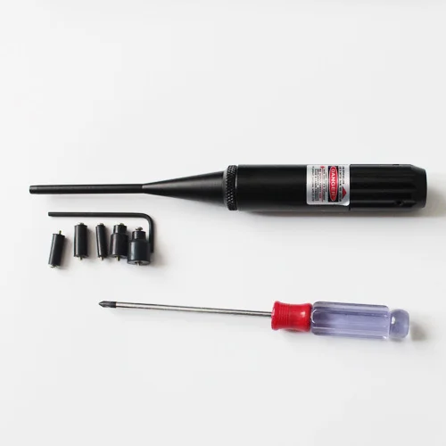 Green Dot Laser Bore Sighter Boresighter Kit .22-.50 Caliber Rifle scope sights and Pistols for handguns rifle Riflecope | Спорт и
