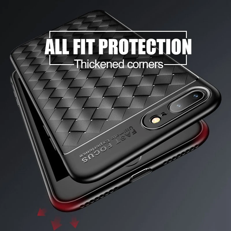 TOMKAS Grid Weaving Slim Case For iPhone 6S 8 7 Plus X Cover Cases Silicon TPU Luxury Phone Coque 6 |