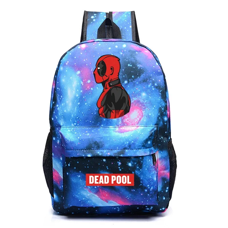 Новое поступление, Мстители из комиксов Marvel deadpool, рюкзак с принтом, школьные сумки, багажные дорожные сумки