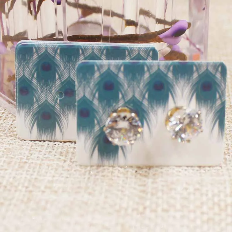 new arrival100pcs/lot Dreamcatcher Earrings Card Multi Designs Ear Studs Earring Display Packaging Rectangle Jewelry Cards | Украшения и