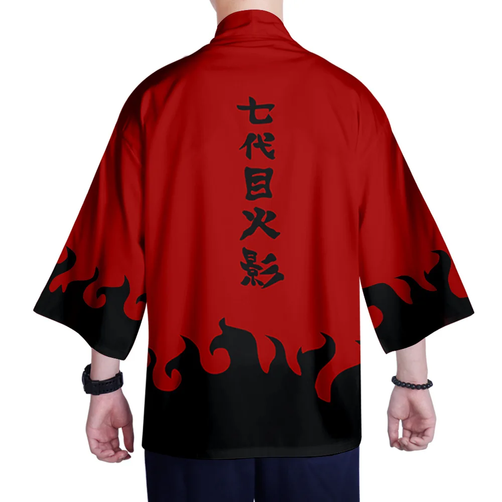 Аниме костюмы для косплея Наруто халат одежда Uzumaki Akatsuki халат Харуно Сакура костюм мужской короткий рукав пальто верхняя одежда