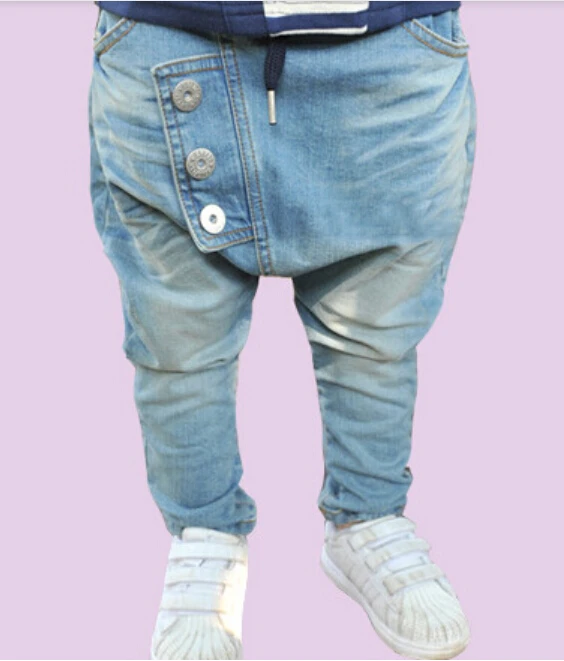 Одна часть детей джинсы мальчиков джинсовые брюки 2016 весна корейских шаровары