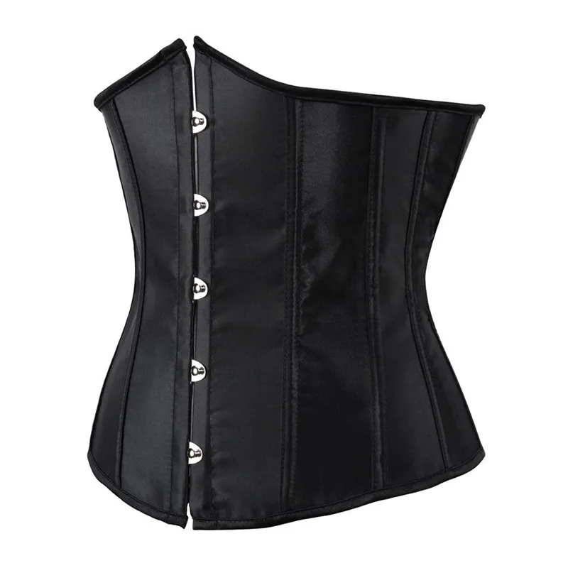 

Sapubonva fashion satin underbust corset bustier lingerie plus size ucorset underbust bustier straps vintage style corselet