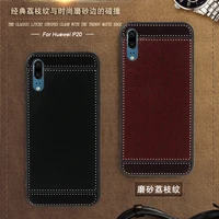 funda for huawei p20 eml l09 eml l09c eml l29 eml al00 case leather 5 8 soft black silicone cover for huawei p20 case luruxy