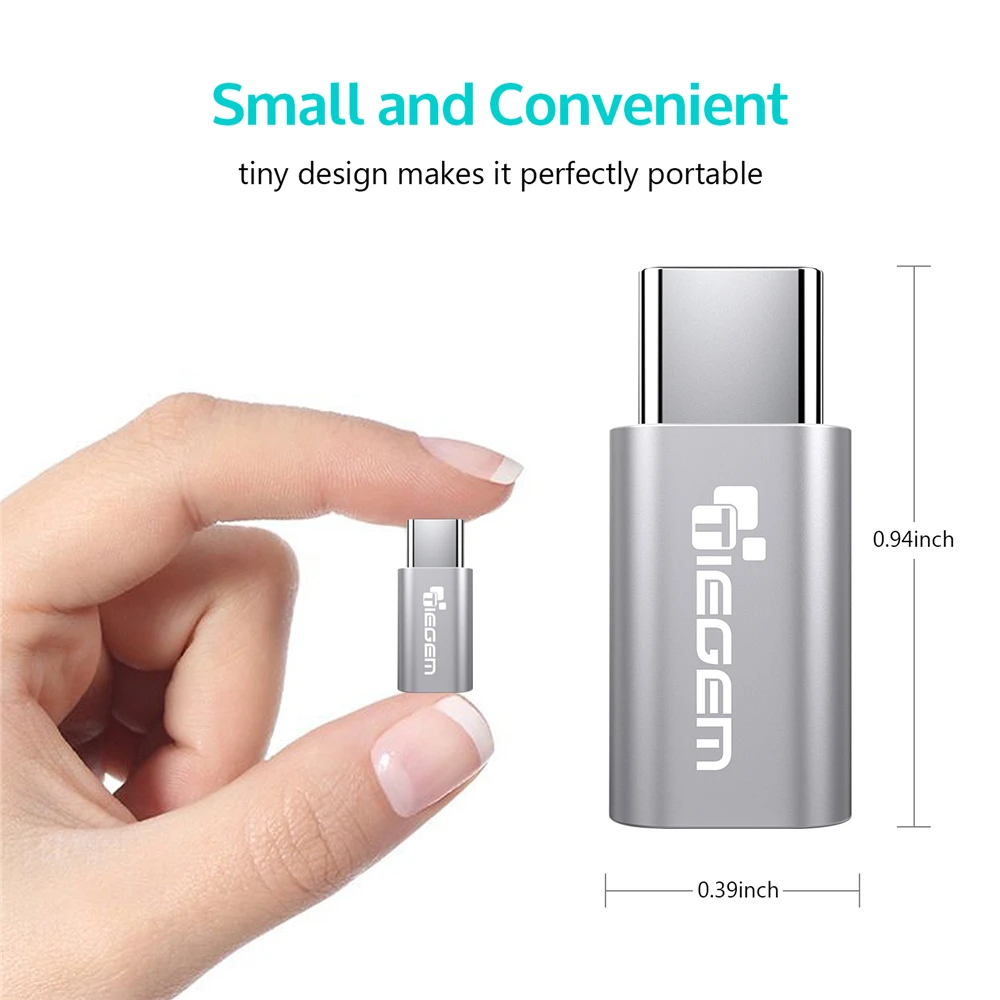 Адаптер TIEGEM usb type C к адаптеру Micro USB Быстрый конвертер OTG type-C для nintendo Switch OnePlus 5 NEXUS 5X6 P LG G5 sony