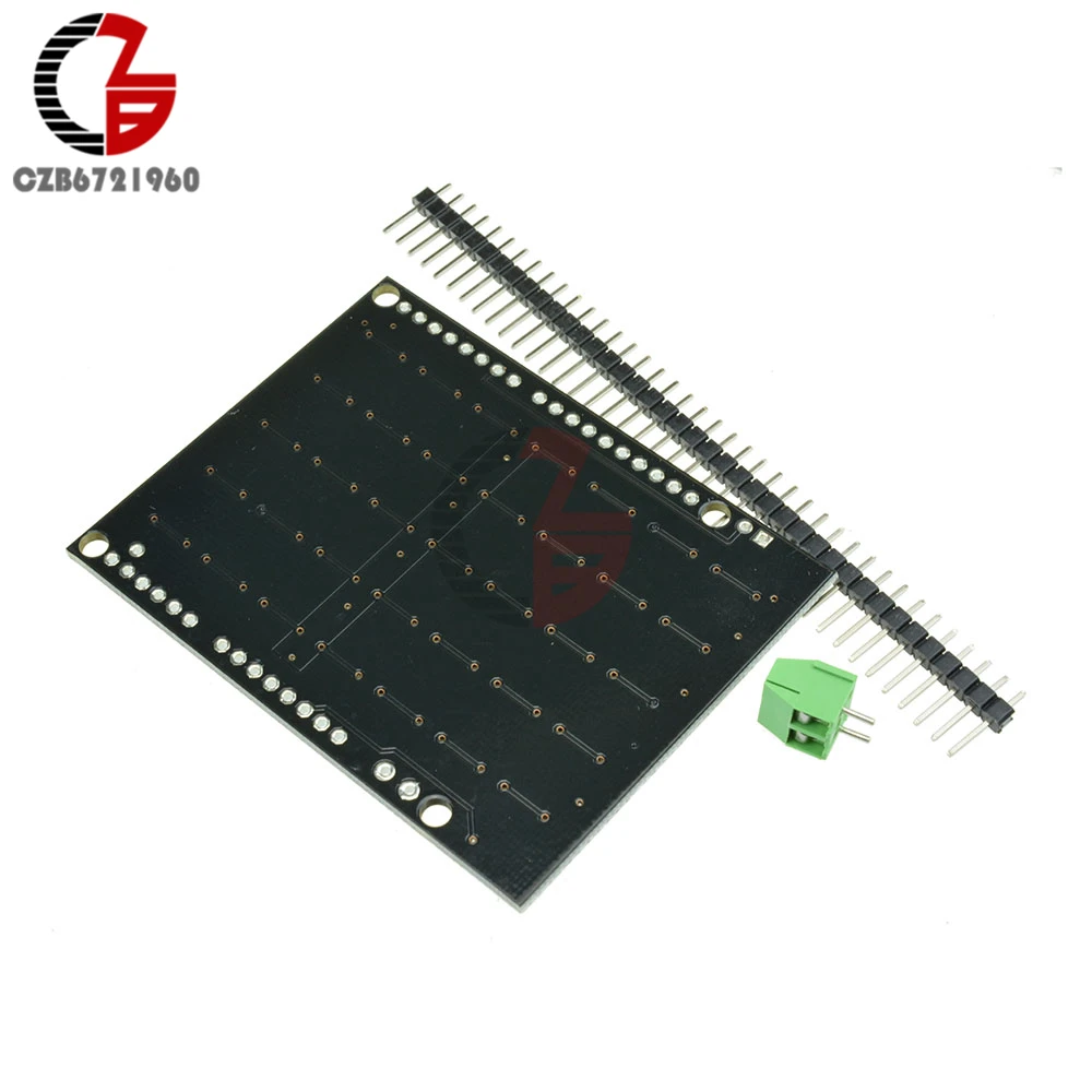 8x5 40 СВЕТОДИОДНЫЙ матричный WS2812 светодиодный 5050 RGB Полноцветный драйвер платы для