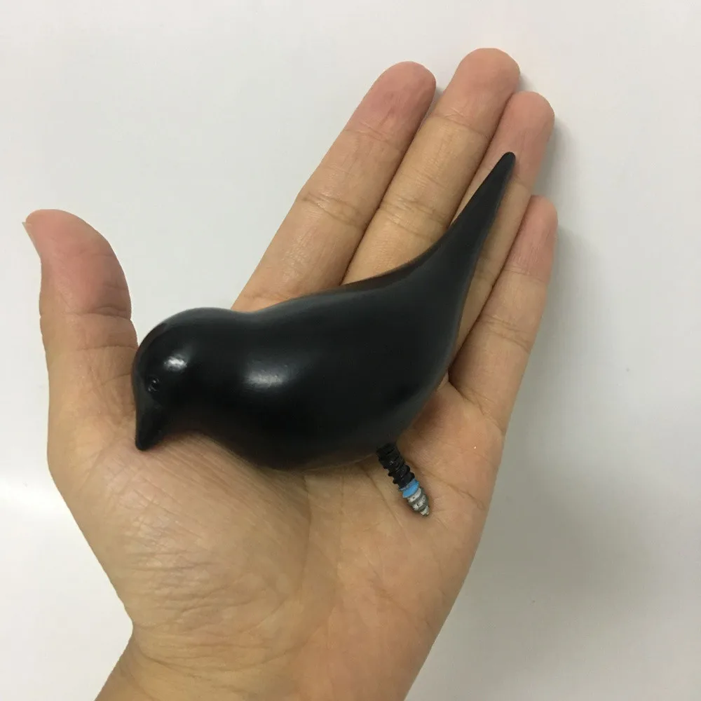 Creative Bird Shape Wall Hooks Home Decoration Storage Resin Wood Grain Storage Rack Bedroom Door After Coat Hat Hanger Hook