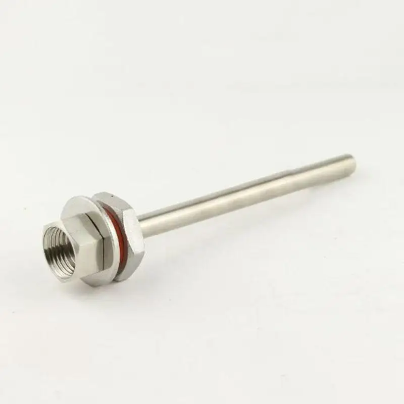 

6" Length 304 Stainless Thermowell Kit With 1/2" BSP Lock Nut Homebrew