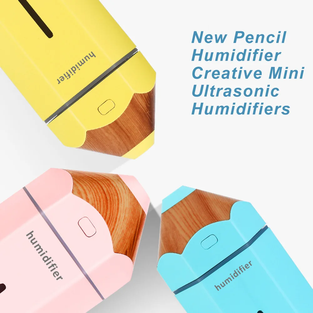 Новый Карандаш увлажнитель креативный мини ультразвуковой светодиодный