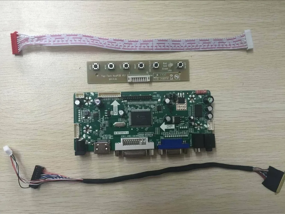 Комплект платы драйвера контроллера Latumab HDMI + DVI VGA LCD LVDS для светодиодного экрана