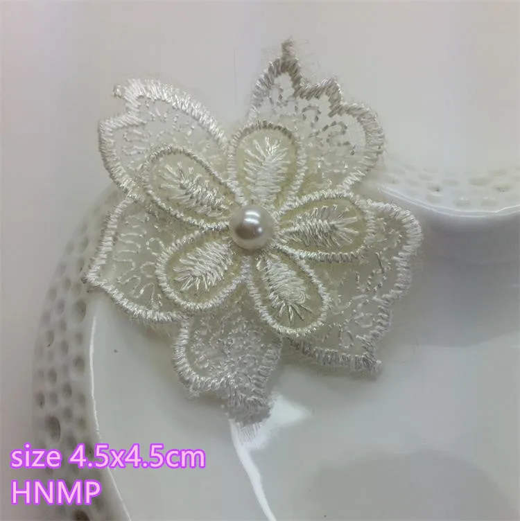 1 pcs Lace Flower Embroidered patch fabric clothing bag tshirt holiday evening dress Coat Decor repair Applique diy | Дом и сад