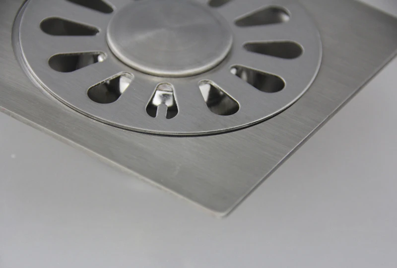 Высококачественный квадратный напольный Слив для ванной комнаты из нержавеющей