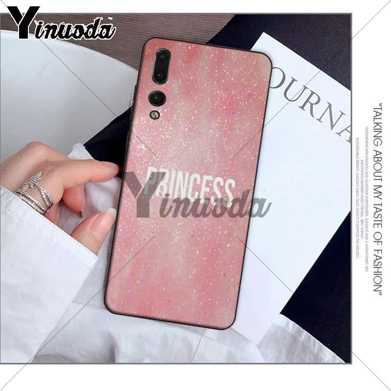 Yinuoda Шикарный Розовый Мраморный Красивый дизайн ТПУ чехол для телефона Huawei P10 plus 20