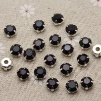 288 шт SS16 кристалл AB серебро плоские с оборота пришитые камни с когтями посеребренные кристаллические шатоны стеклянные камни