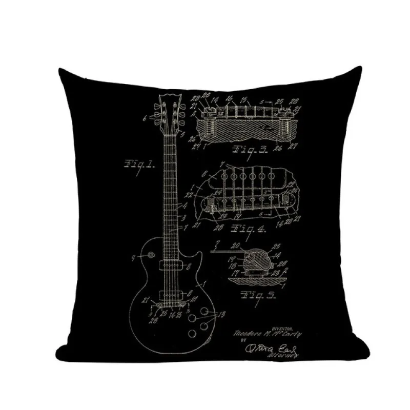 2018 новый домашний винтажный черный льняной смешанный наволочка для велосипедной