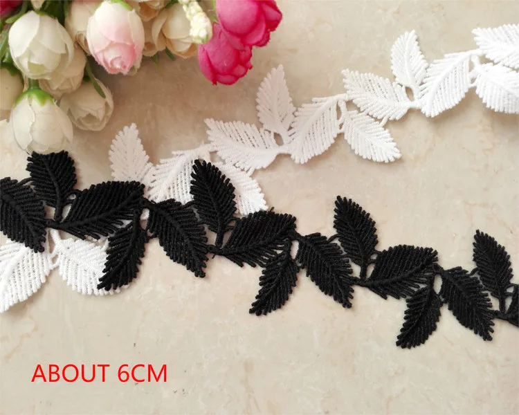 5 ярдов/партия водорастворимые кружевные аксессуары для вышивания 6 см|lace