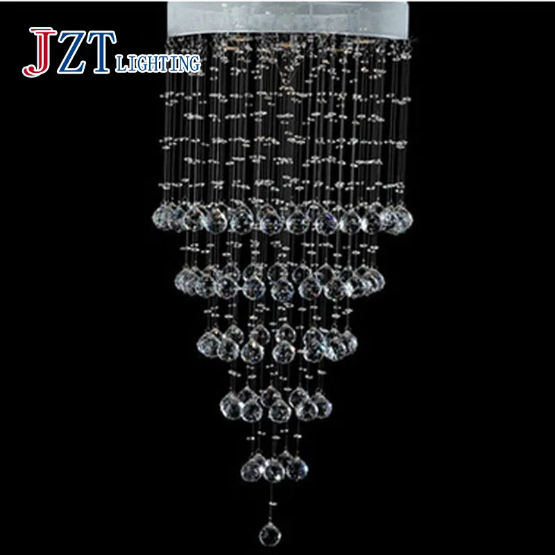 Роскошная Потолочная люстра GETOP глянцевая дуплексная спиральная лестница K9