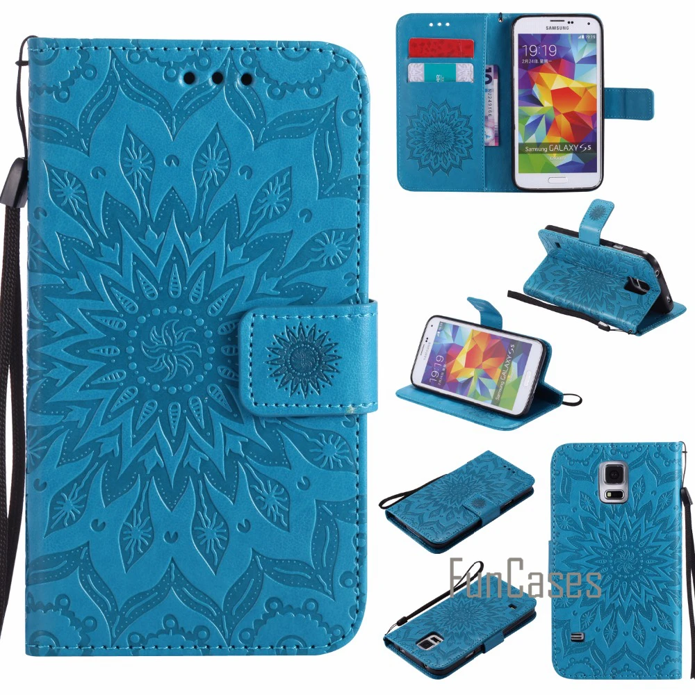 Рельефный чехол с изображением цветов и СПС coque samsung Galaxy S3 SIII i9300 fundas S5 S4 + держатель