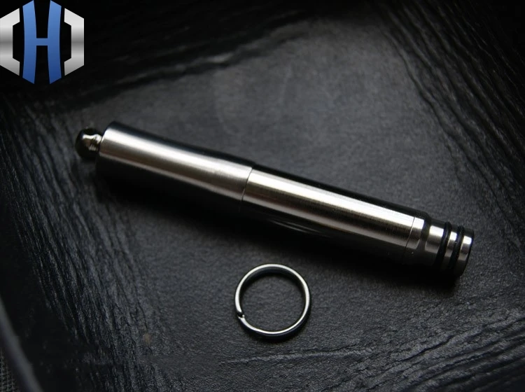 EDC Titanium ручка для ключей портативная маленькая улицы металлическая шариковая