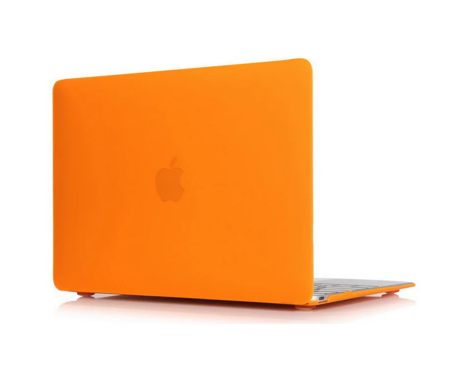 Orange Прорезиненный жесткий футляр+ покрытие для клавиатуры для выпуска Apple MacBook Pro 13 15 Touch Bar A2159 1990 Air 13 Touch ID A1932 - Цвет: Orange