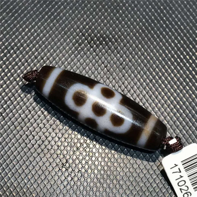 190223-1 Lightnin five eyes Natural Agate Dzi Ji Beads Powerful Amulet Collectible Real Tibet Fengshui Free Shipping | Украшения и