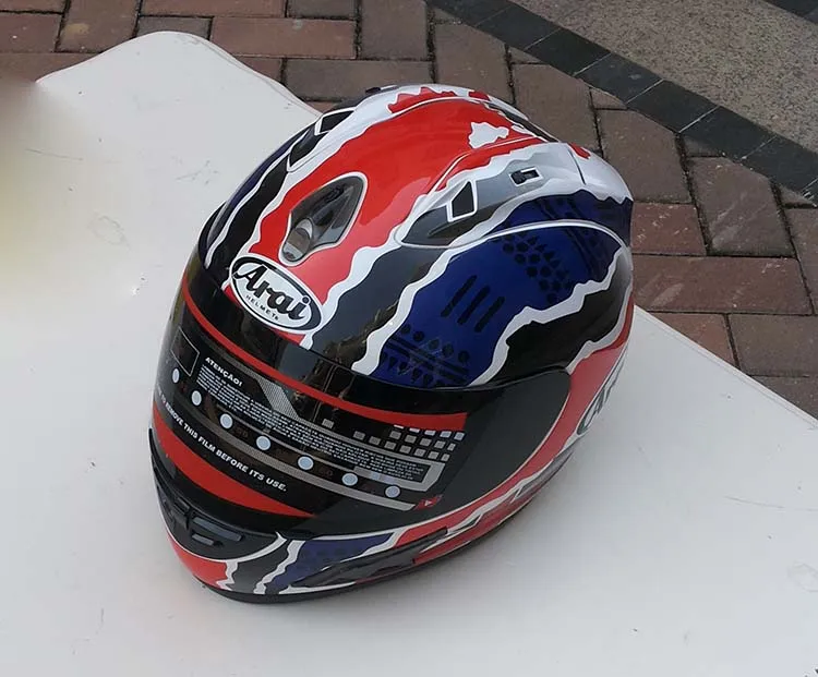 Мотоциклетный шлем полный шлем arai мотоциклетный полный шлем сертификации ECE синий, Capacete