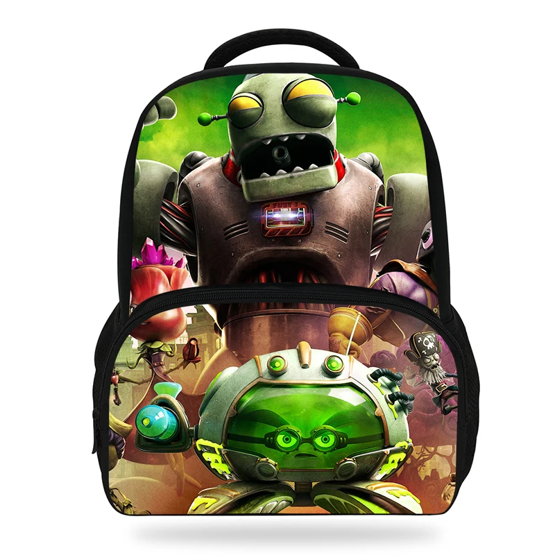 2018 Горячая игра Растения против Зомби Печать Детские рюкзаки для девочек