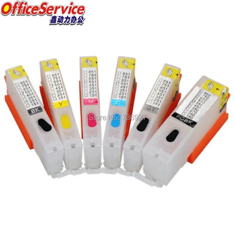 

PGI-150 CLI-151 Refillable ink Cartridge For Canon MG6310 MG7110 MG7510 Ip8710 IP7210 MX721 Ix6810 MG5510 MG5610 MG5410 printer