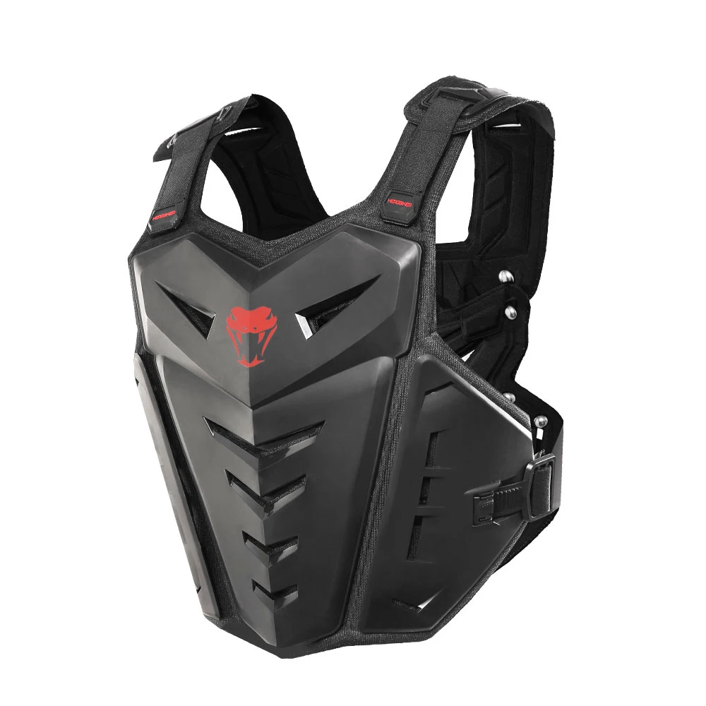 MC1007 Black HEROBIKER, мотоциклетная броня, мотоциклетный жилет для мотокросса, жилет для мужчин и женщин, защита задней части груди, защита тела, защитное снаряжение - Цвет: MC1007 Black