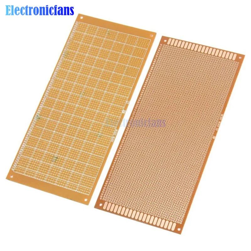 10x22 см DIY бакелитовая пластина бумага Прототип PCB Универсальный макет Эксперимент Матрица доска односторонний лист Медь 10*22 см