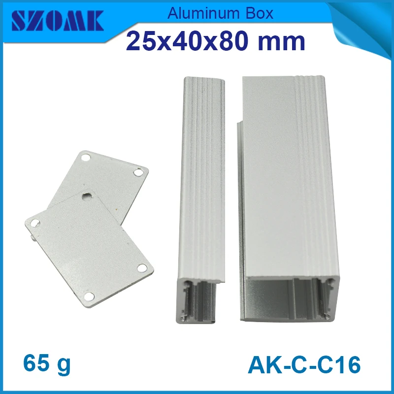 1 piece diy box power supply enclosure in aluminium material electronics 20.4x36.6 mm | Обустройство дома