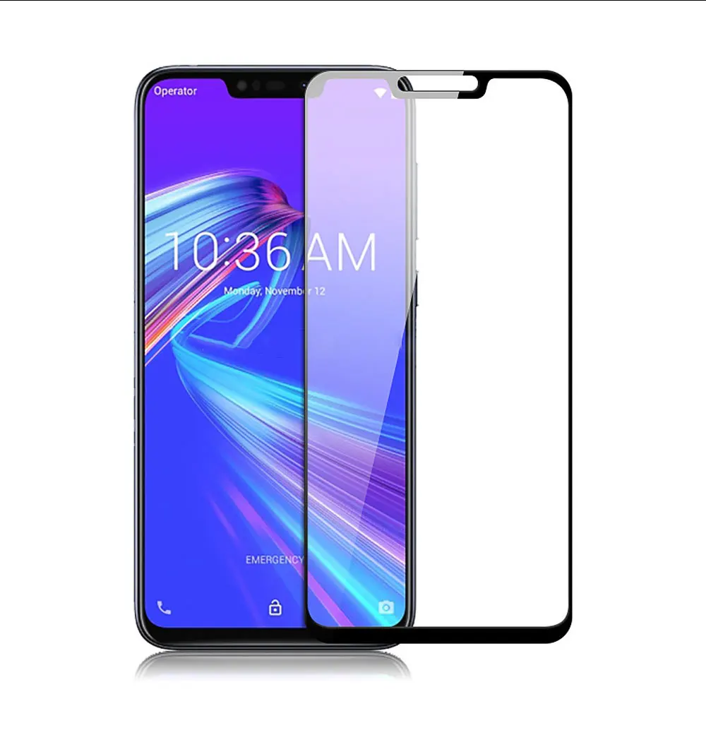 Стекло для Asus Zenfone Max Pro M2 ZB631KL закаленное стекло полное покрытие защита экрана стекло для Asus Zenfone Max Pro M2 ZB633KL