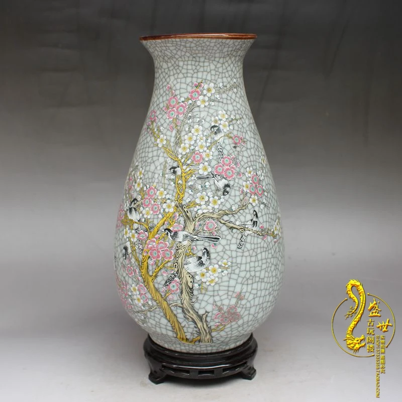 Porcelain Jingdezhen porcelain pastels cracked from time to reported hi vases home Decoration | Дом и сад