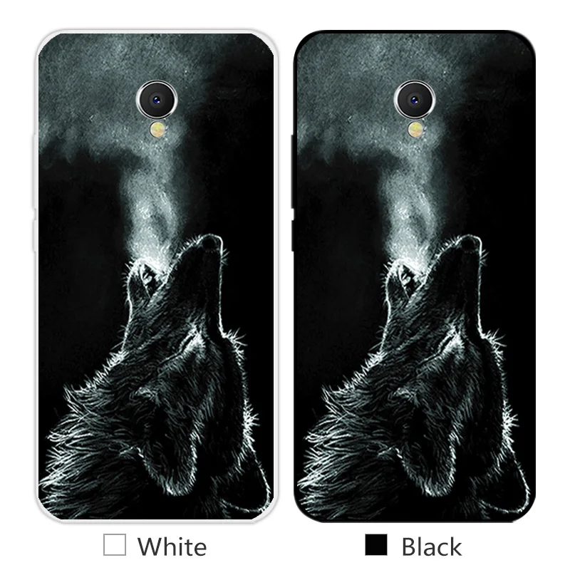 Чехол для Meizu MX6 Мягкий Силиконовый ТПУ чехол с милым дизайном MX 6 5 дюйма задняя