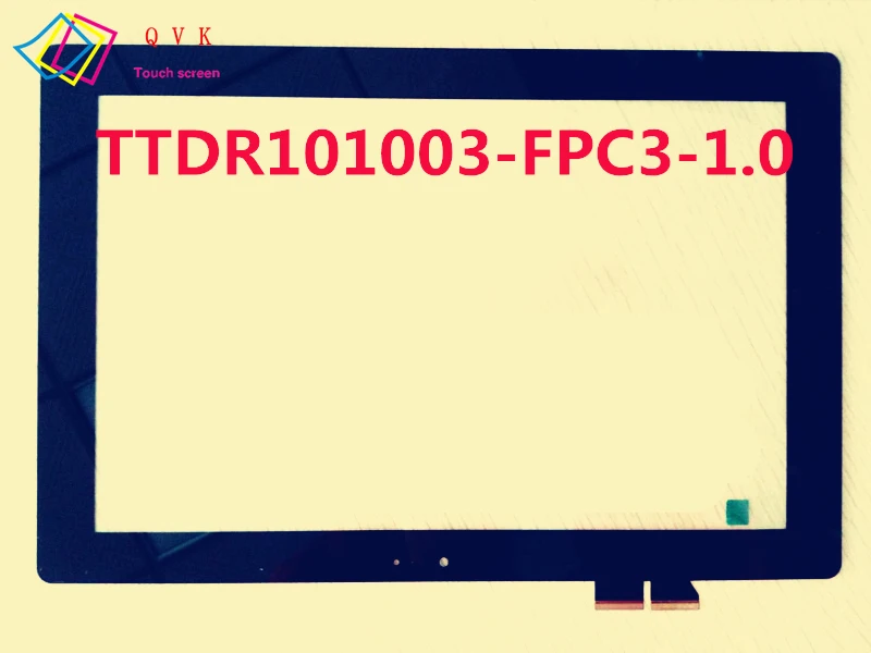 

Black 10.1 Inch P/N TTDR101003-FPC3-1.0 tablet pc capacitive touch screen glass digitizer panel Free shipping