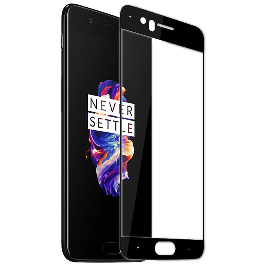 Полная защита экрана для Oneplus5/ Oneplus 5 Полное покрытие защитная пленка Закаленное