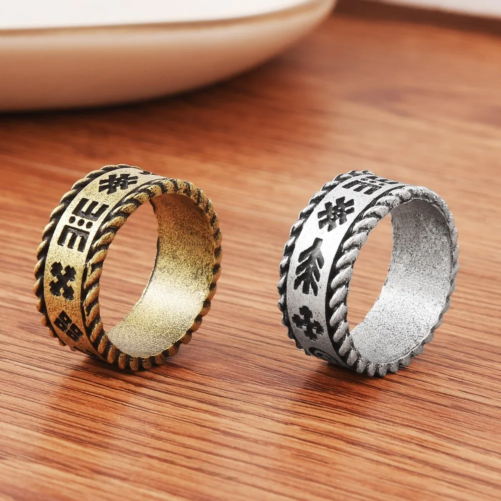 Latvian Pagan Ring Amulet Jewelry for Women Men Ethnic Drop Shipping | Rings